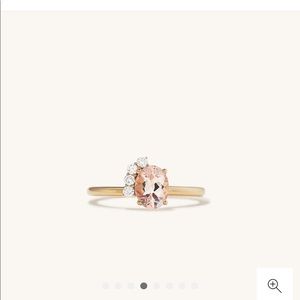 Mejuri Oval Cut Engagement Ring